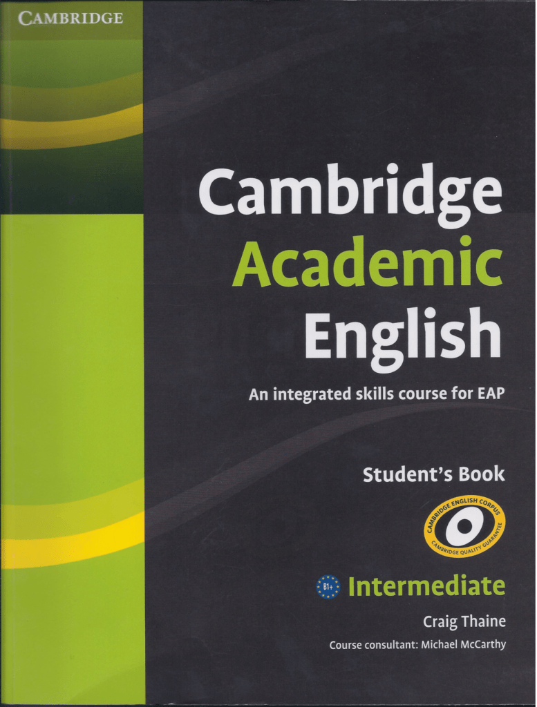 Rich Results on Google's SERP when searching for 'Cambridge Academic English Intermediate Student's Book'
