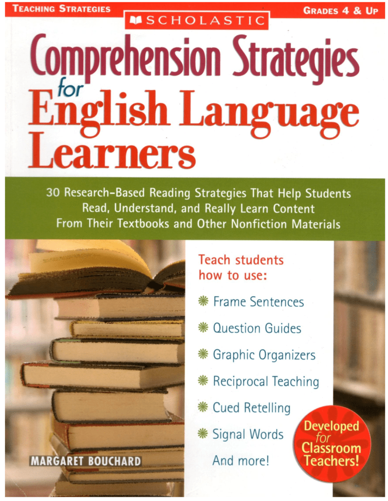Rich Results on Google's SERP when searching for 'Comprehension Strategies for English Language Learners Book'