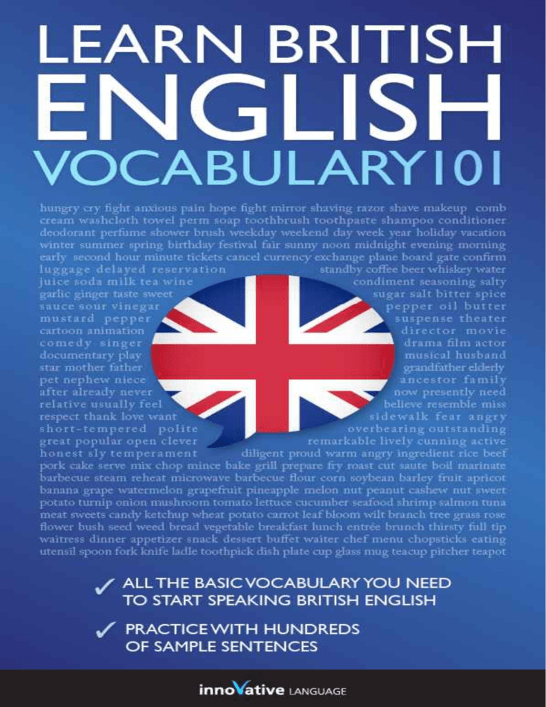 Rich Results on Google's SERP when searching for 'Learn British English Vocabulary 101 Book'