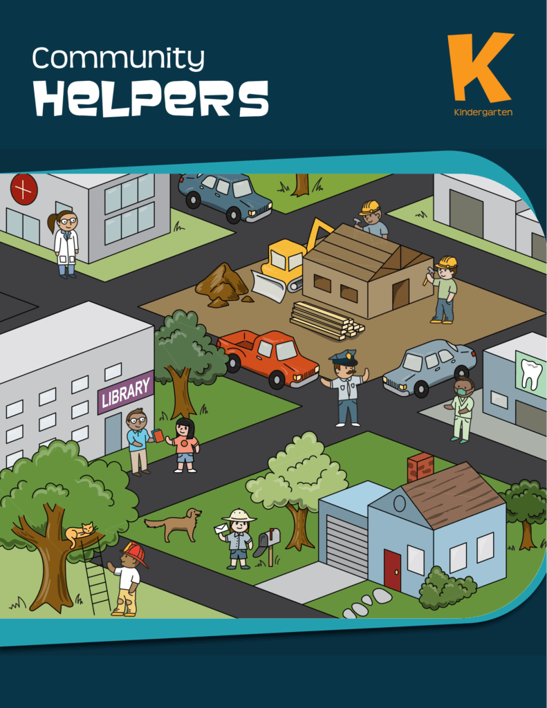 Rich Results on Google's SERP when searching for 'Community Helpers Kindergarten Workbook'