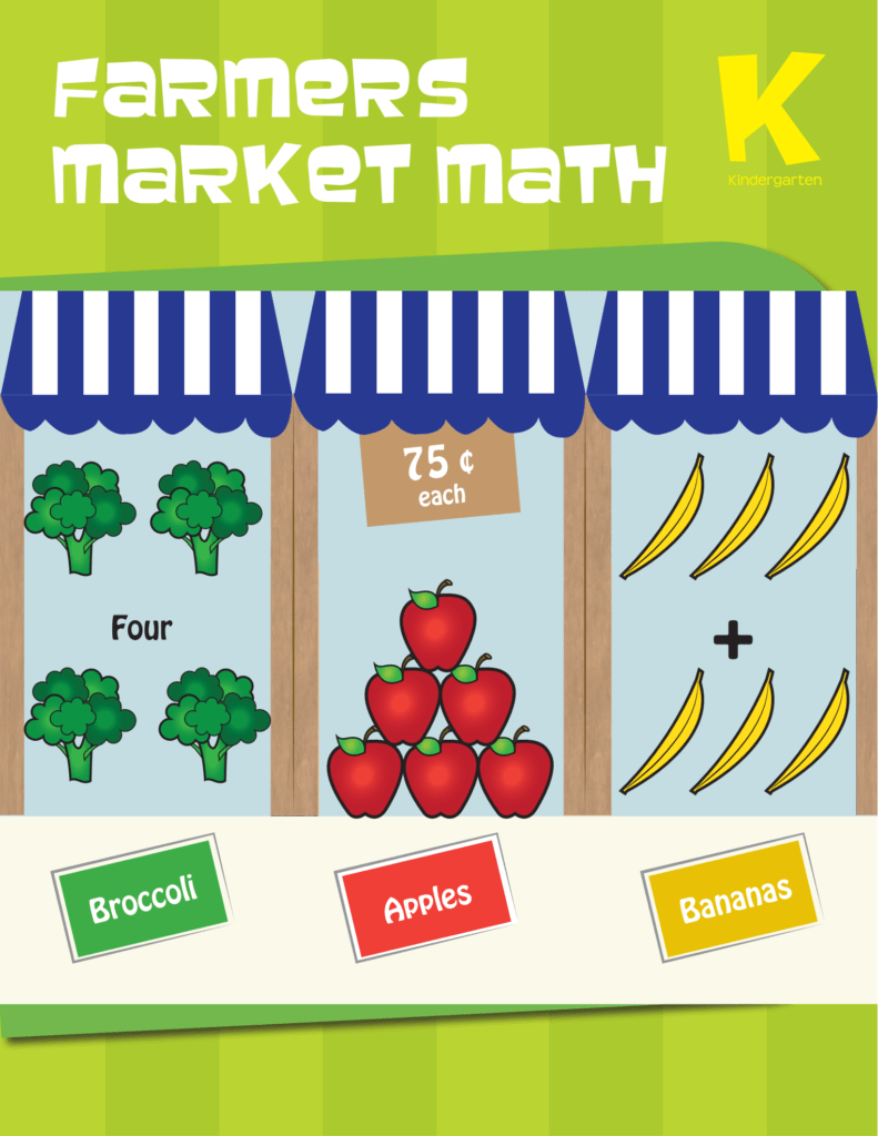 Rich Results on Google's SERP when searching for 'Farmers Market Math Kindergarten Workbook'