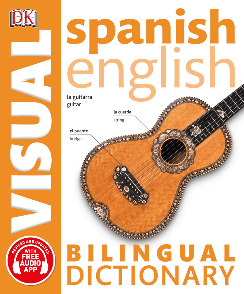 Rich Results on Google's SERP when searching for 'Spanish English Bilingual Visual Dictionary Book 2'