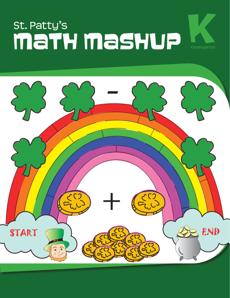 Rich Results on Google's SERP when searching for 'St Paddy's Math Mashup Kindergarten Workbook'