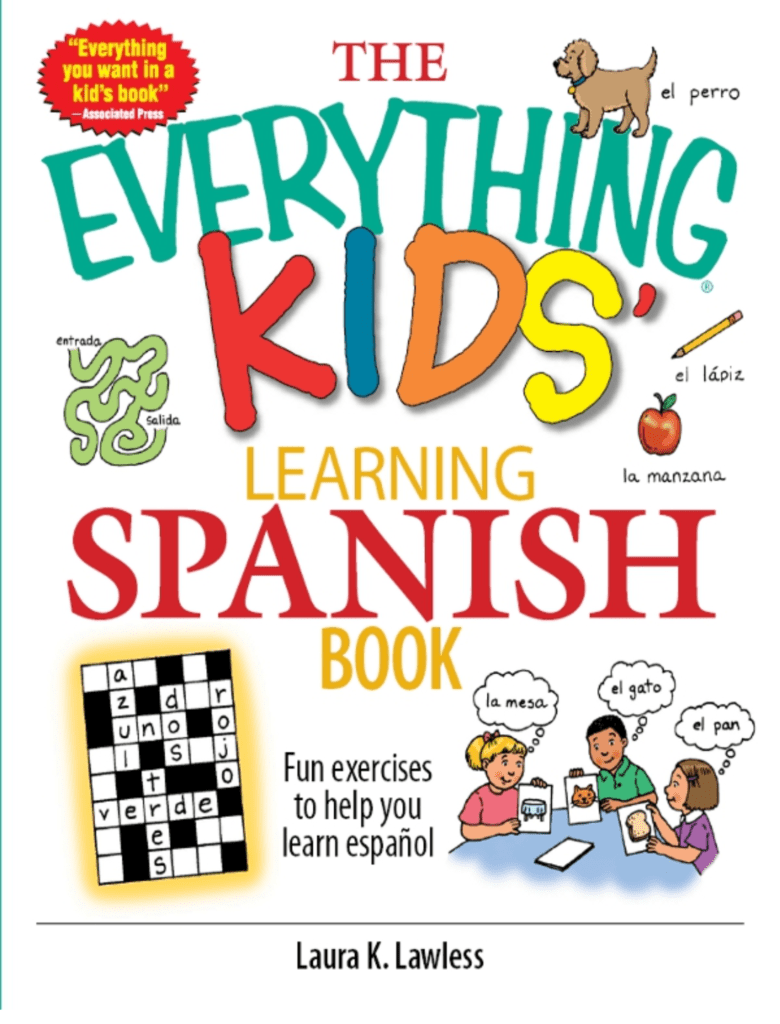 Rich Results on Google's SERP when searching for 'The Everything Kids Learning Spanish Book'